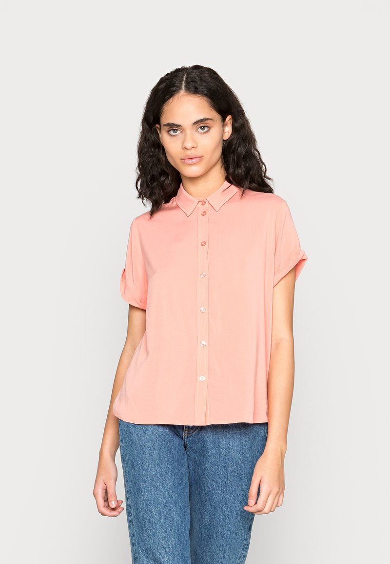 Samsøe Samsøe MAJAN SHIRT - Blusa com botões - coral haze