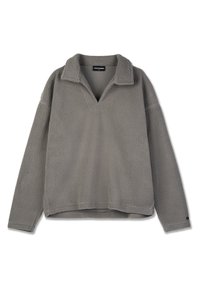 BURANO COLLAR LONGSLEEVE - Pulover iz flisa - flint grey