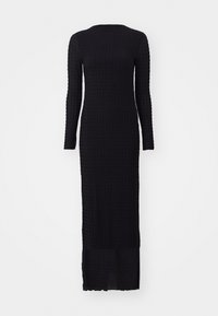 VMNEOLA HIGH NECK ANKLE DRESS - Dolga obleka - black