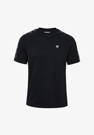 LOOSE FIT - Nyomott mintás póló - black ebony