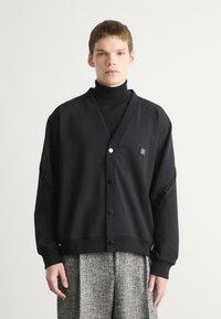 HUGO DEQUILOS - Zip-up sweatshirt - black