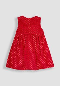 JoJo Maman Bébé REINDEER AND ROBIN APPLIQUÉ CO-ORD - REGULAR FIT - Freizeitkleid - red