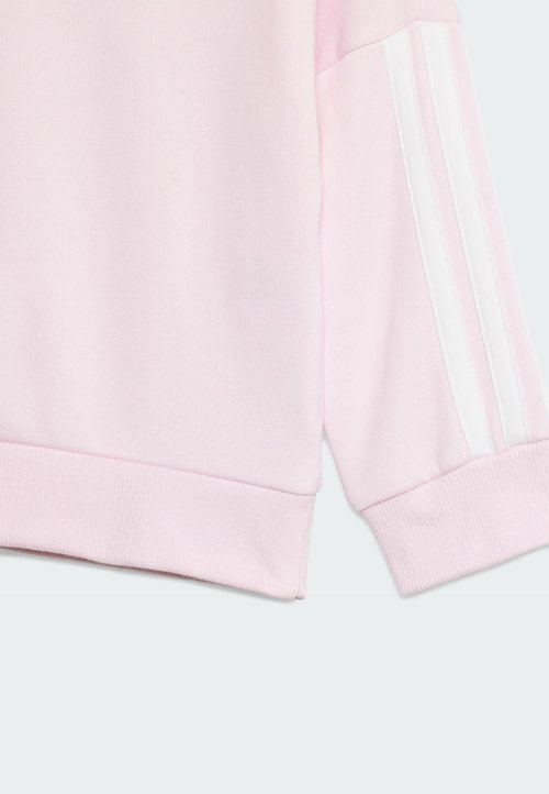 adidas 3S FT JOG SET - Trousers - clear pink/white/white — foto 3