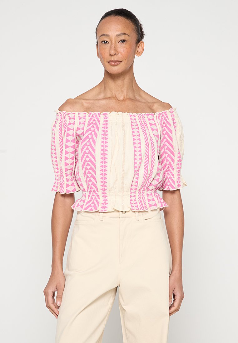 Lollys Laundry Blouse donkerroze