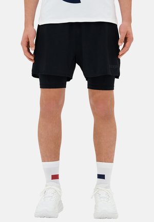 THE RUN SHORTS 2IN1 MEN - Short de sport - black