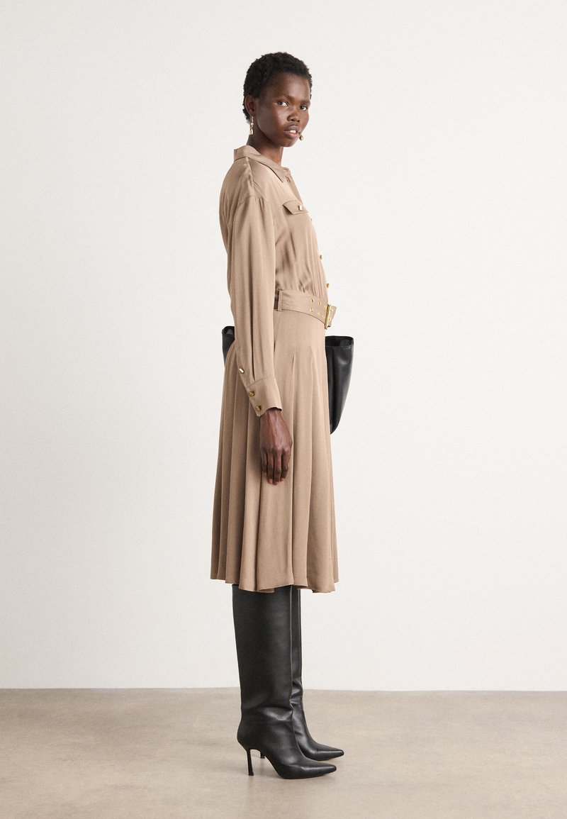 anita long sleeve shirt dress anita long sleeve shirt dress Anais Long Sleeve Silk Shirt Dress in Black  L/XL