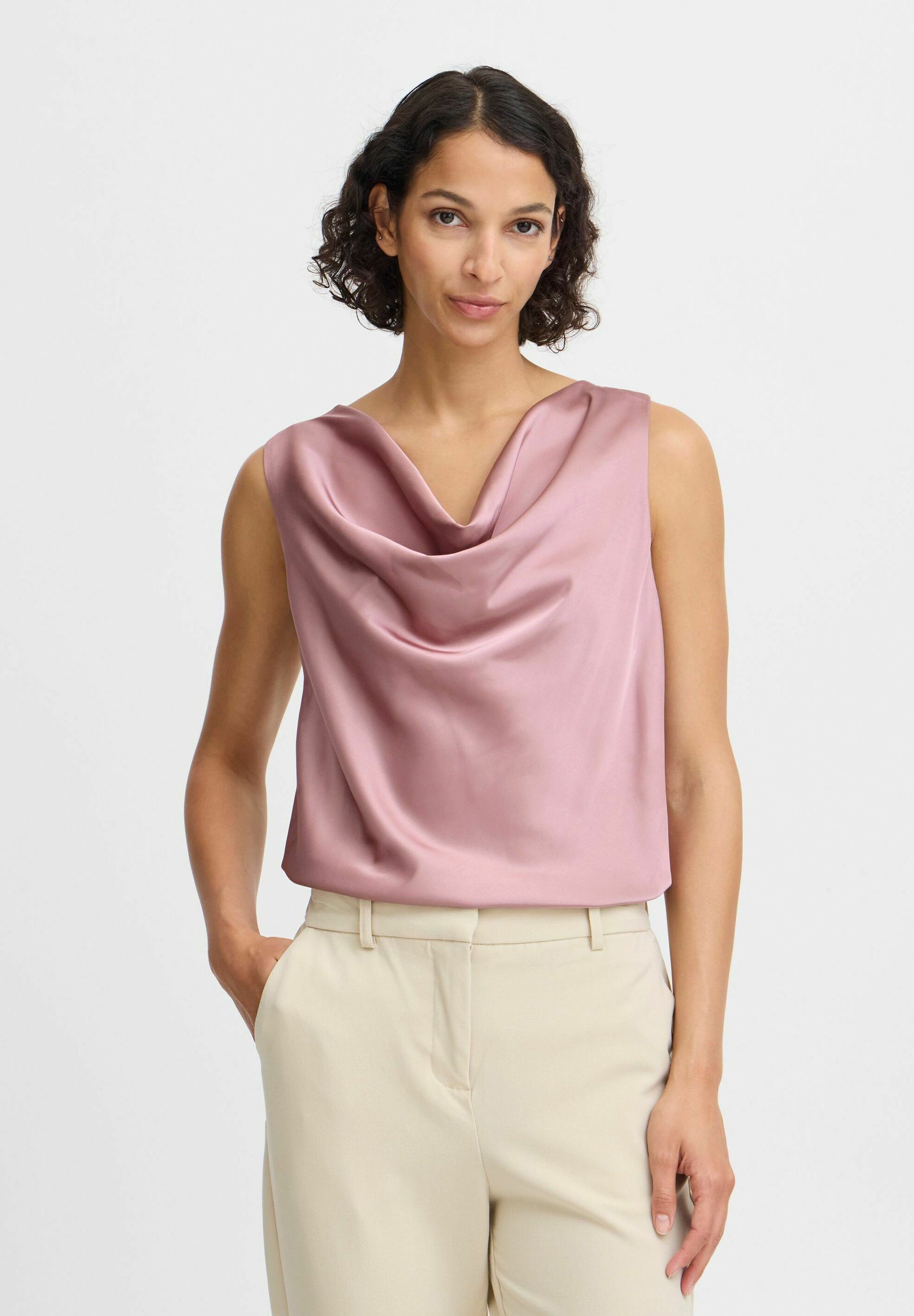 b.young by Zalando FAIR - Blouse - rose taupe/light pink