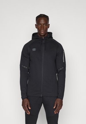 TERRACE FULL ZIP HOODIE - Jaka ar rāvējslēdzēju - black