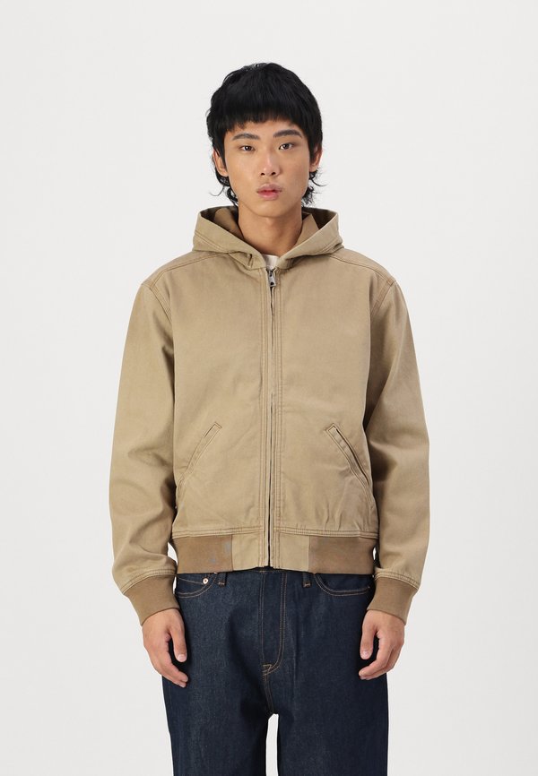 Hooded Workwear Jacket - Summer jacket - tan