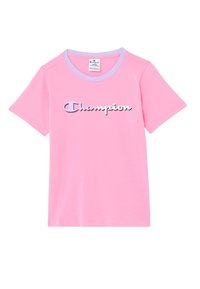 Champion CREWNECK - T-shirt con stampa - rosa