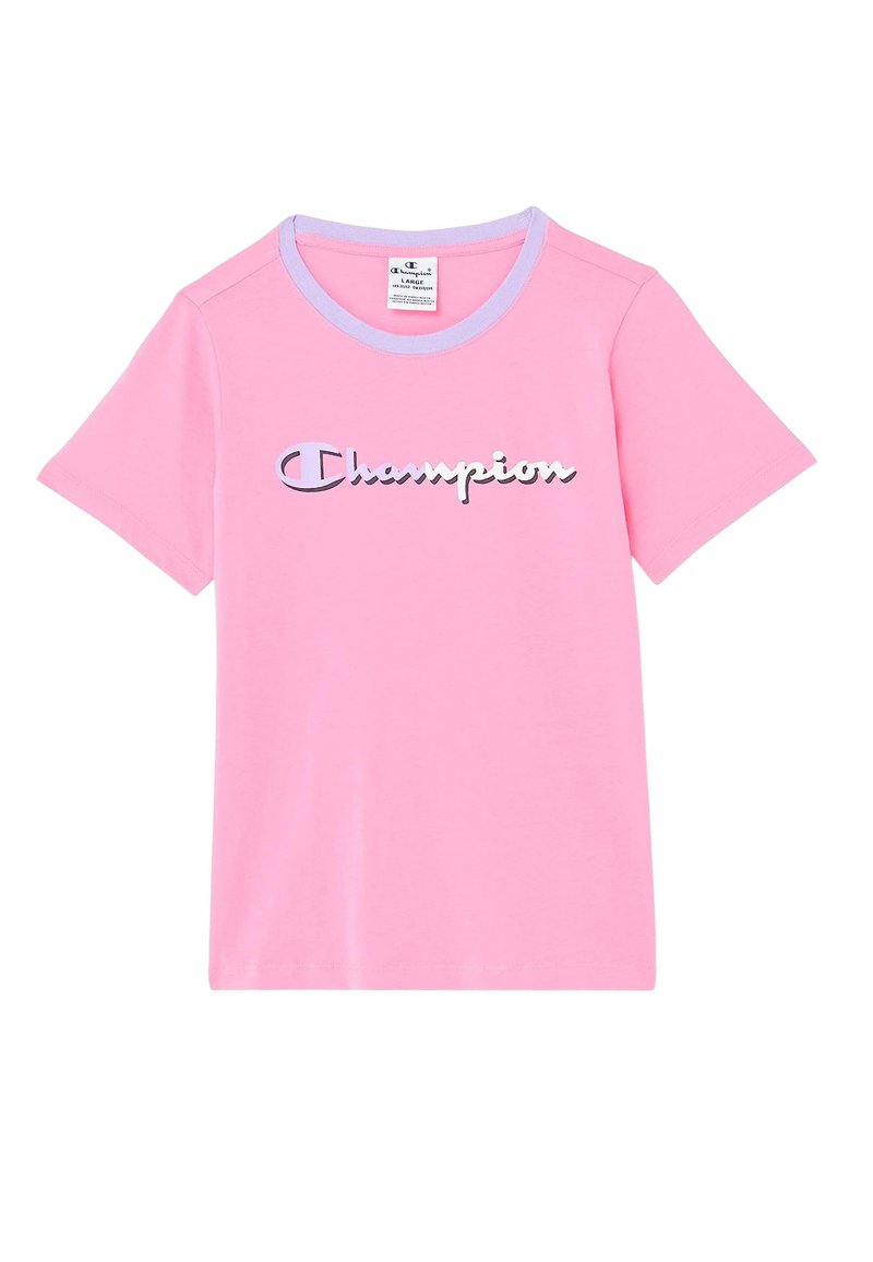 Champion CREWNECK - T-shirt con stampa - rosa
