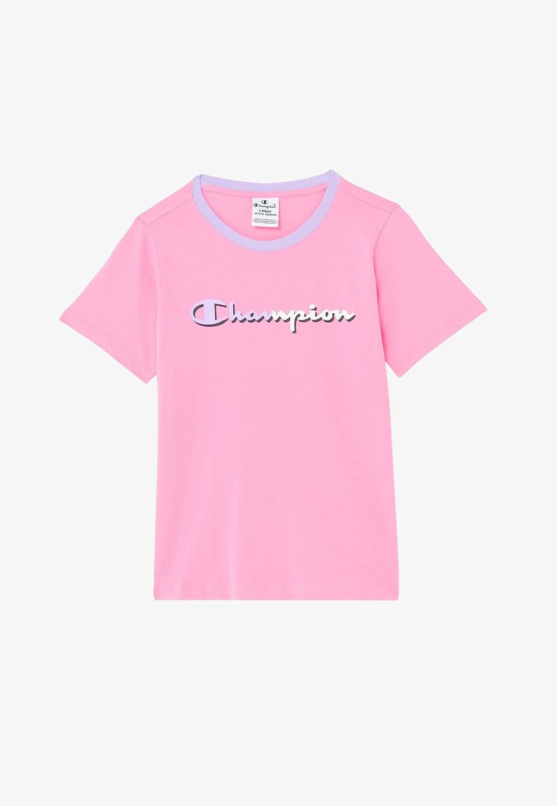Champion CREWNECK - T-shirt con stampa - rosa