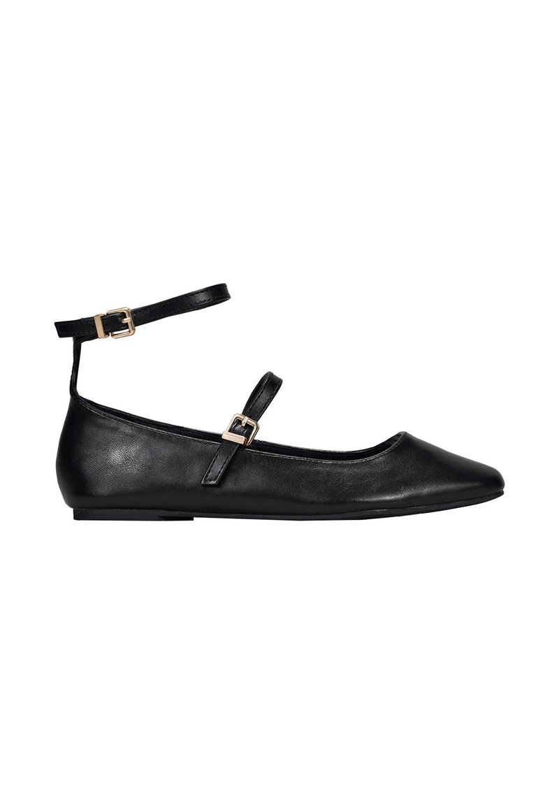 Bosanova Ballerine con cinturino - black