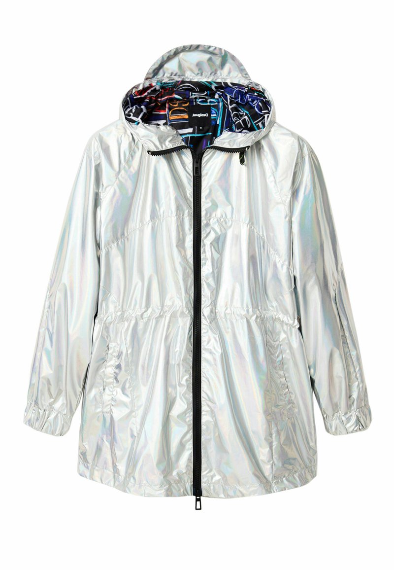 Desigual Parka zilverkleurig