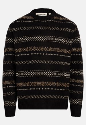 Redefined Rebel, HENDRIX BOXY FIT - Pullover - black