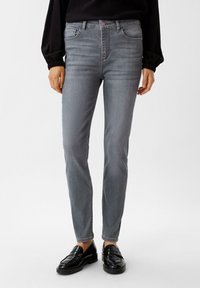 comma casual identity MIT WASCHUNG - Slim fit jeans - schiefergrau