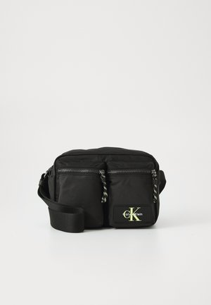 TECH UTILITY CAMERA BAG - Borsa a tracolla - black/wild lime