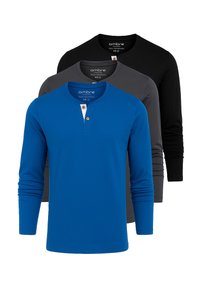 Unselected, dark grey/black/blue