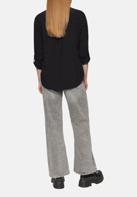 QS Hemdbluse - schwarz