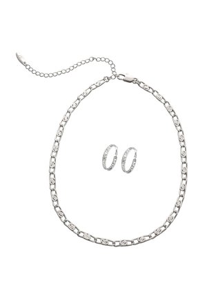 SET - Øreringe - silver-coloured