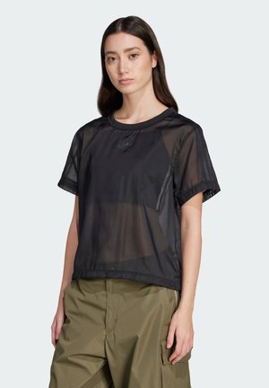 adidas Originals SHEER 3S TEE - Print T-shirt - black