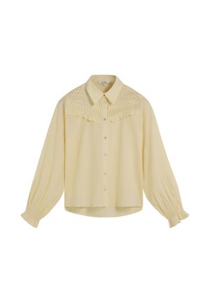 PLEATSTRIM - Blusa - light yellow