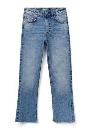 United Colors of Benetton, CROPPED - Jean flare - blue