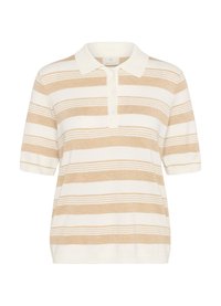 KALIZZA - Polo shirt - feather grey mel chalk stripe
