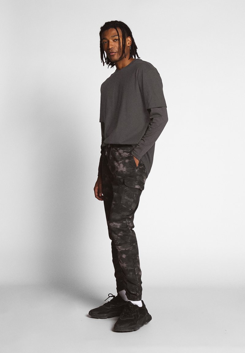 Urban Classics Camicia A Quadri Oversize Lunga Pesante, Blu Navy/Arancione, S Uomo - Foto 5