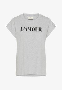 Non selezionato, grey mel. w. black deep print