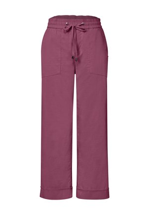 Street One, STRAIGHT LEG HOSE IM CASUAL FIT MIT TURN-UP - Pantalon classique - dark clouded blush