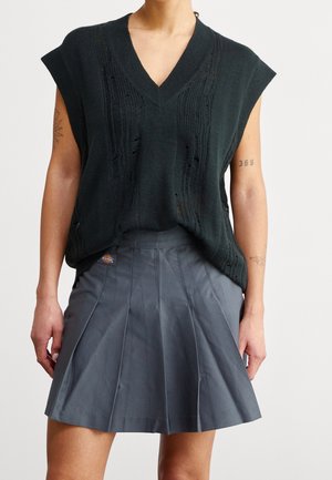 T-shirt med print - black