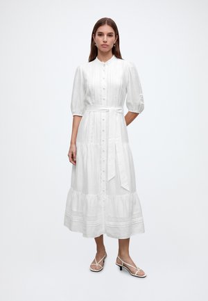 Forever New RACHEL TRIM MIDI DRESS - Robe chemise - porcelain