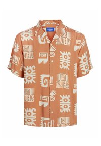 Jack & Jones JORLUKE OCEAN RESORT STYD - Camisa - carnelian