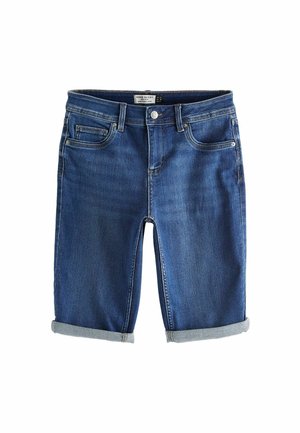 KNEE - Jeans Shorts - mid blue