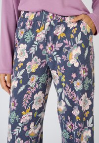Damart THERMOLACTYL SET - Pijama - gris fleuri