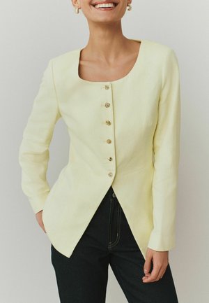 COLLARLESS  - Blejzer - lemon yellow