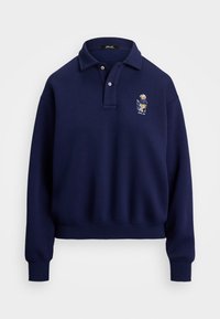POLO BEAR FLEECE LONG-SLEEVE POLO SHIRT - Φούτερ - refined navy