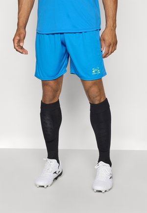 CHALLENGER - Sports shorts - blue atlantis/high vis yellow