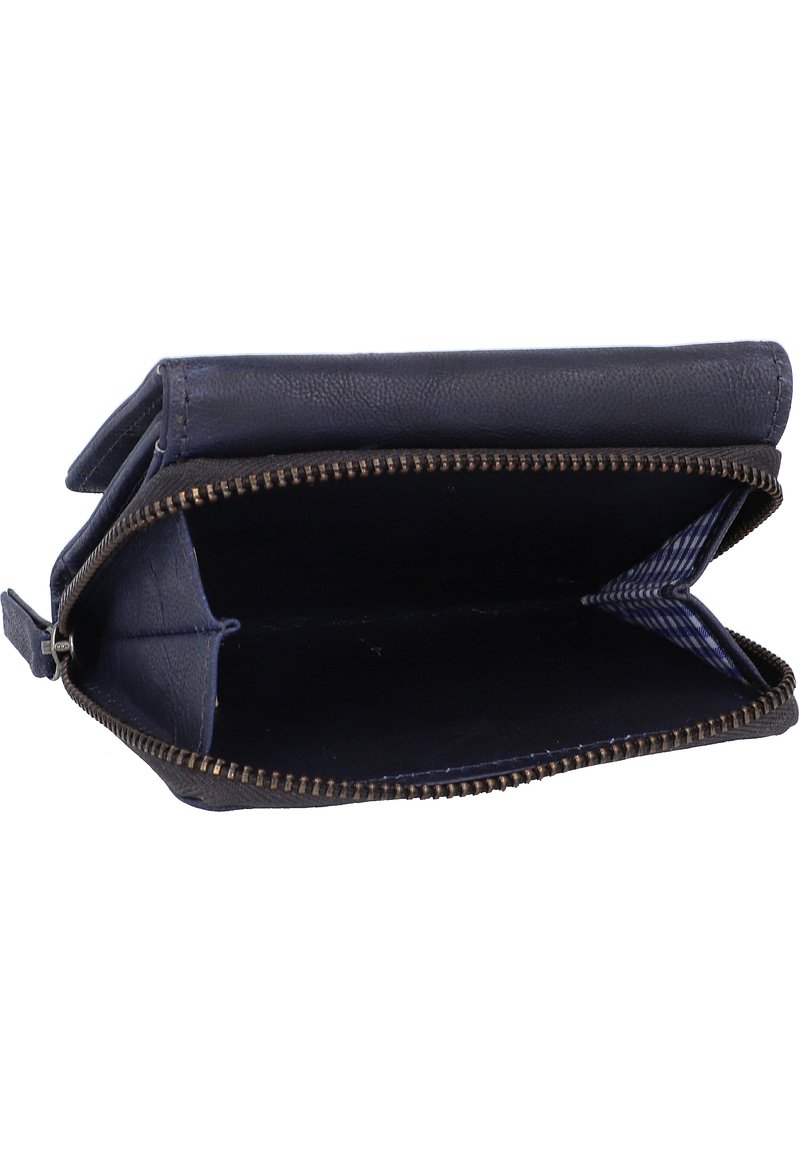 Damen Geldbörsen | Mika Lederwaren Geldbörse blau - XB47101 Damen Geldbörsen | Mika Lederwaren Geldbörse blau - XB47101