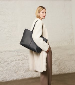 Le Tanneur, Shopping Bag - black
