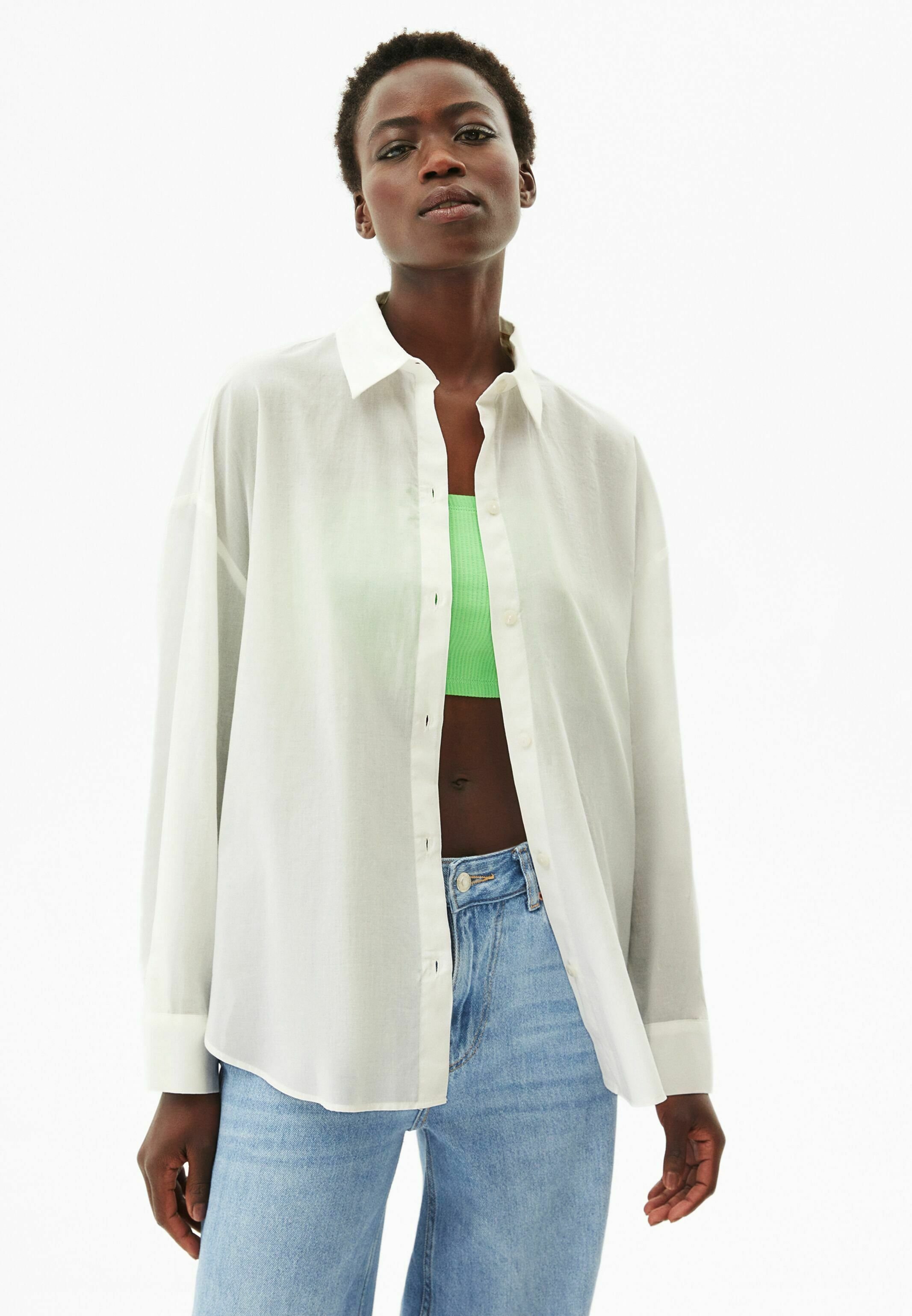 Bershka LONG SLEEVE - Camicia - stone/pietra - Zalando.it