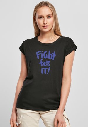 Print T-shirt - black