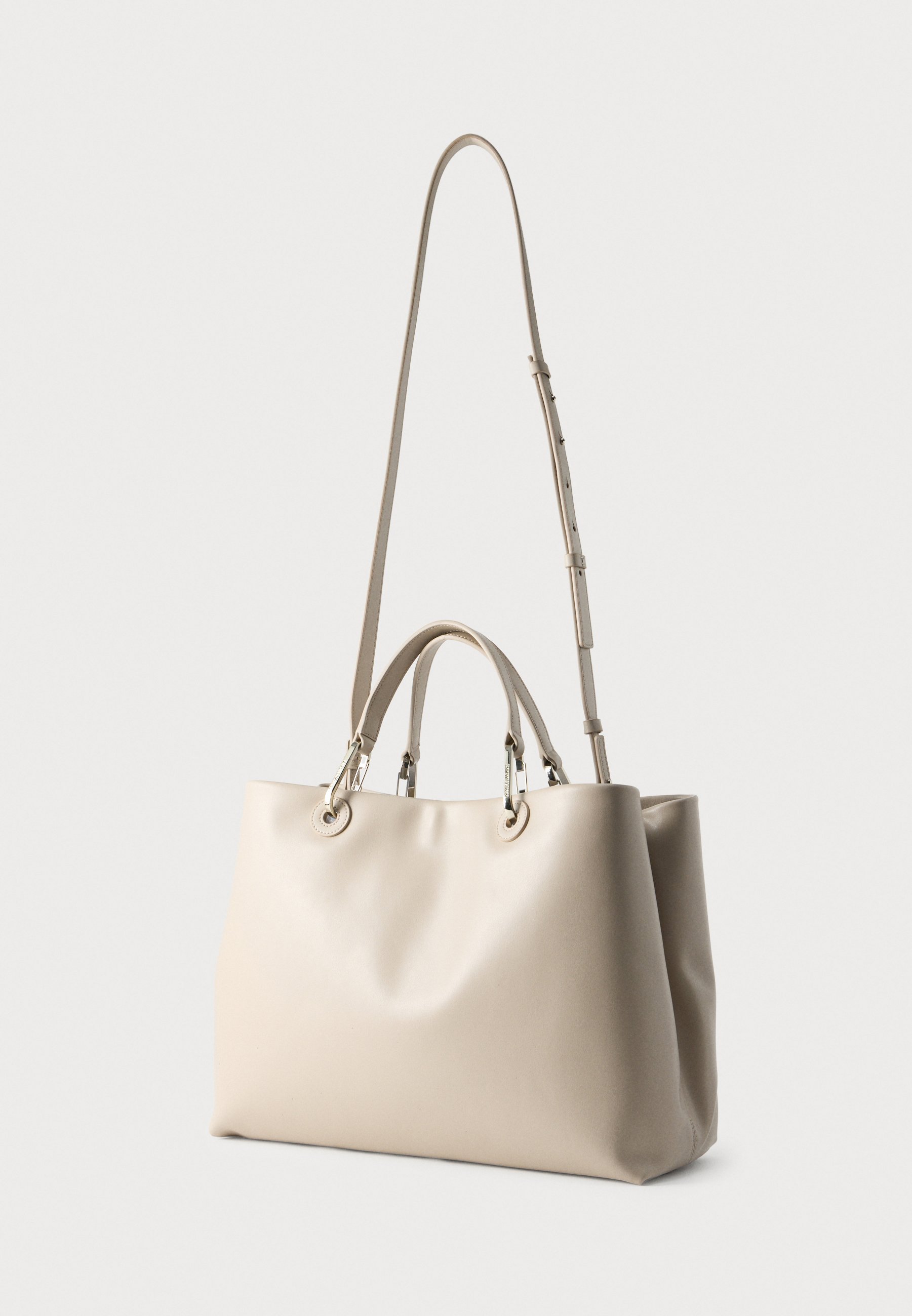 Emporio Armani Handbag - cappuccino/nero/off-white - Zalando.co.uk