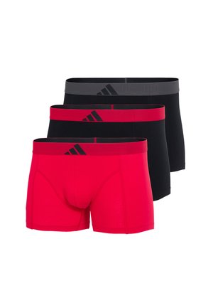 LOT DE 3 - Boxers - rouge noir ceinture rouge grise
