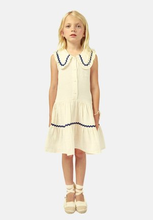 MIPOUNET ALTHEA - Vestido camisero - ecru navy