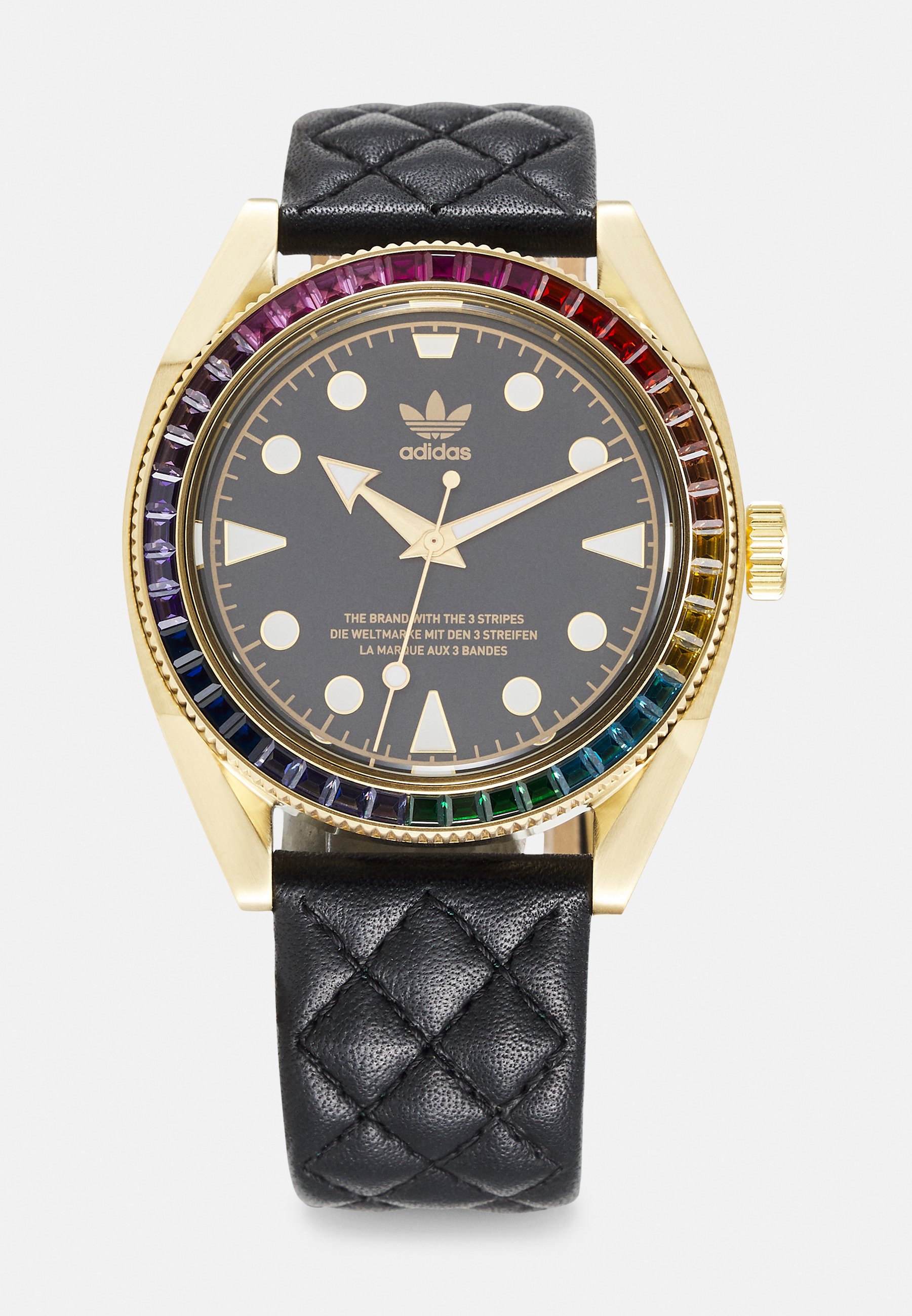 Adidas black gold watch Clearance