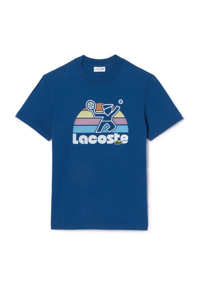 Lacoste T-shirt print blauw Lacoste T-shirt print blauw
