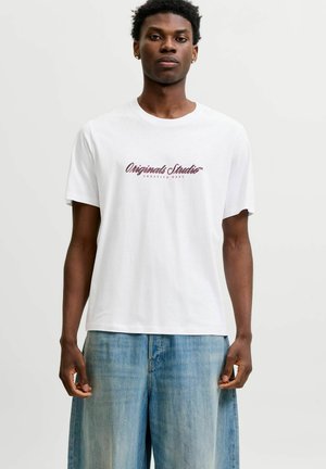 Jack & Jones, T-SHIRT T-SHIRT - Tričko s potlačou - bright white