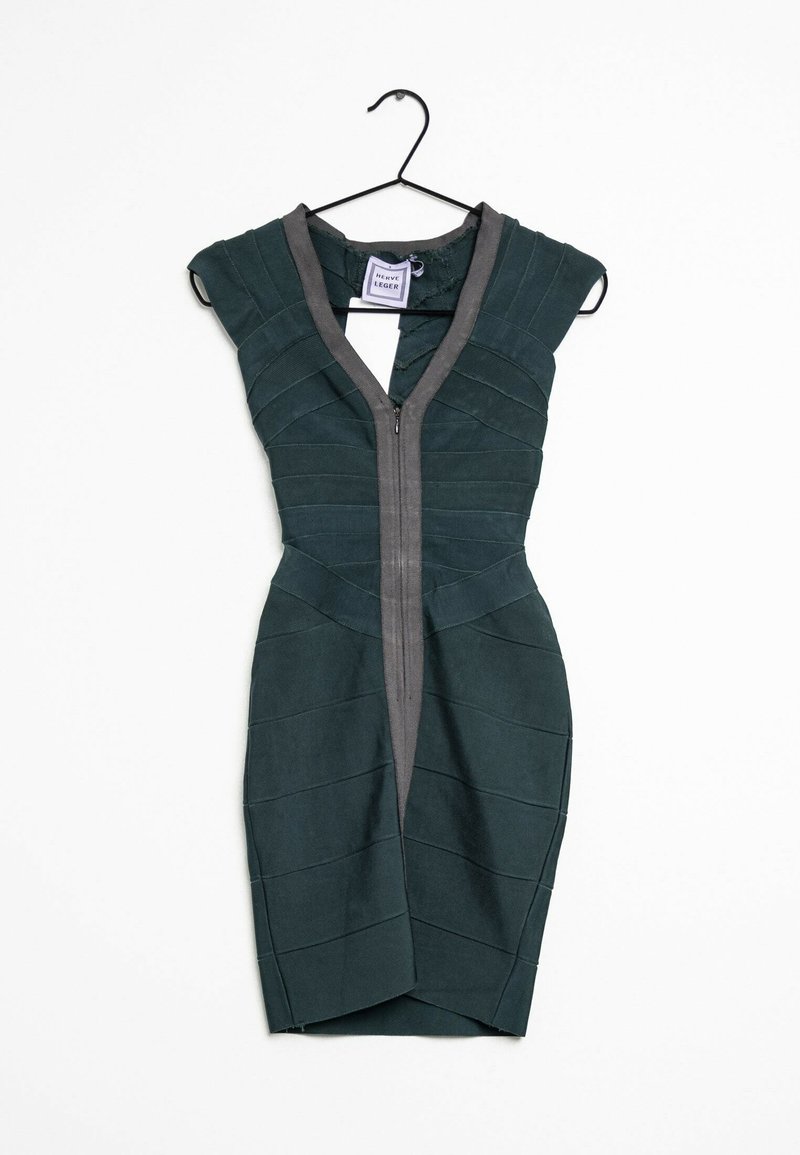 herve leger bandage dress green VENUS Bandage Mini Dress | Green